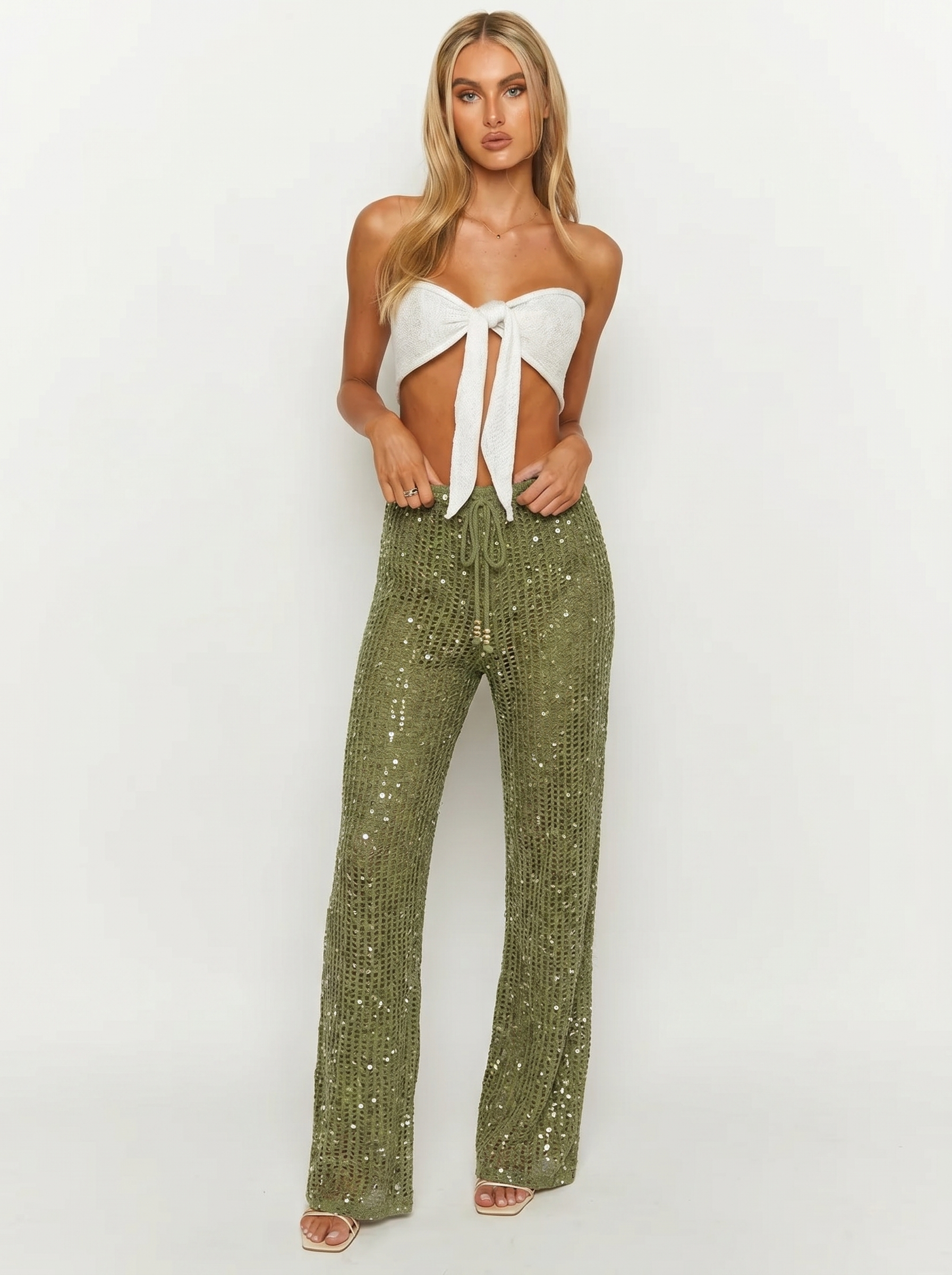 Sequin pants