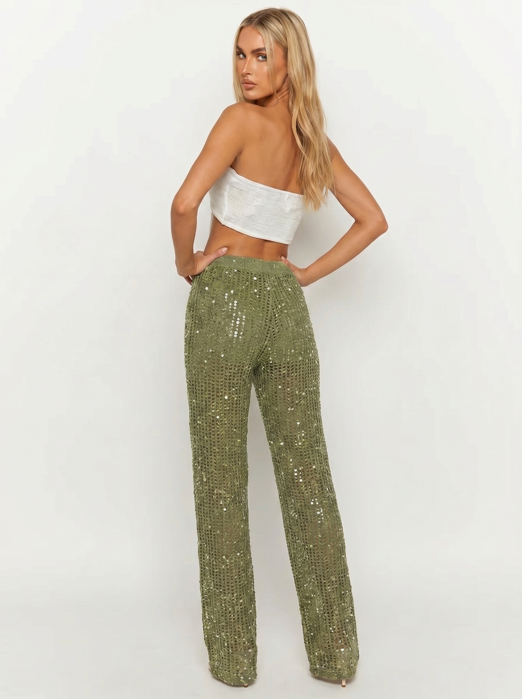 Sequin pants